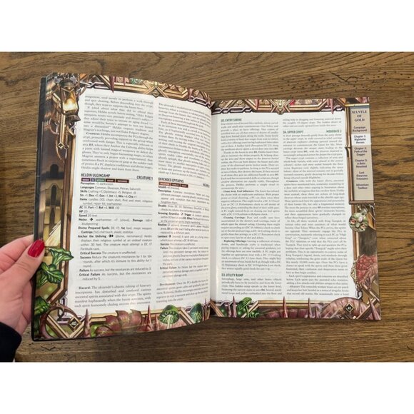 Pathfinder Second Edition Adventure Path Hardcover Book Lot Mantle of Gold - Picture 6 of 7